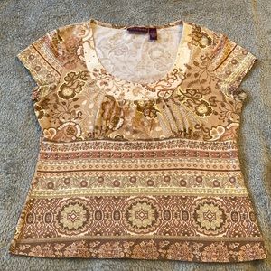 Paisley and Floral Blouse